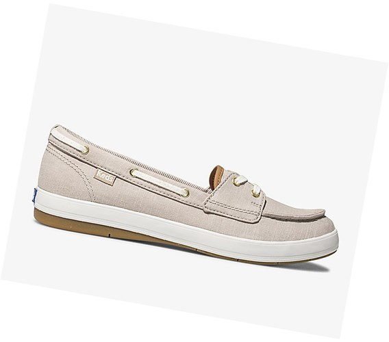 Zapatos Slip On Keds Charter Chambray Comodidad Mujer Amarillo | LQT-564078