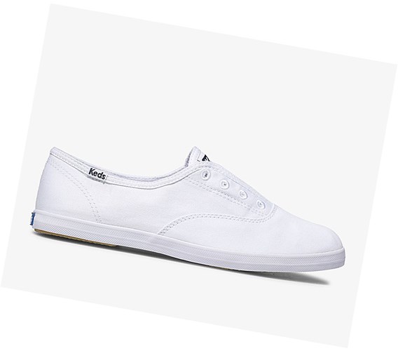 Zapatos Slip On Keds Chillax Basics Mujer Blancas | PXU-165248